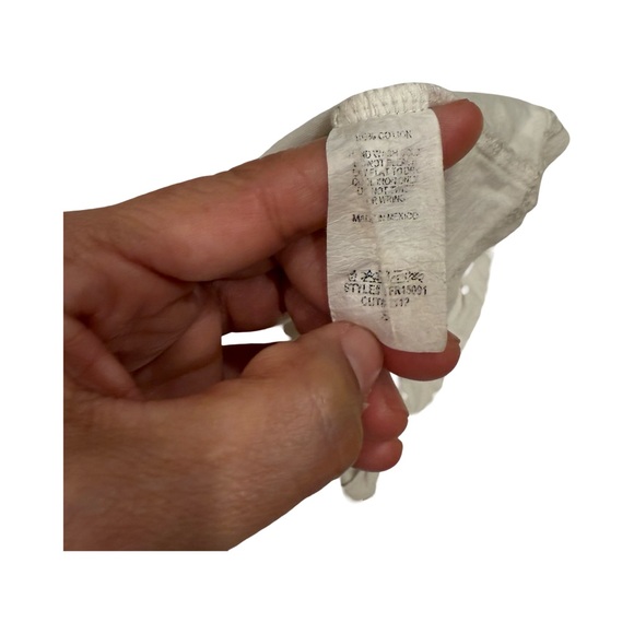 French Pastry Cream Tee with Floral and Butterfly Design - Picture 3 of 7